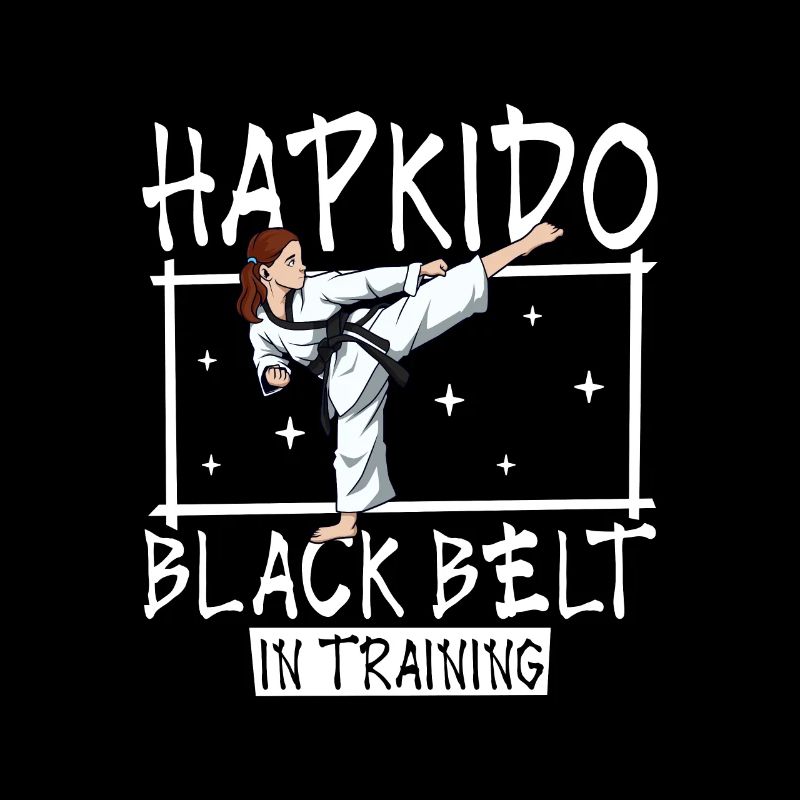 Schwarzer Gürtel in Arbeit - Hapkido