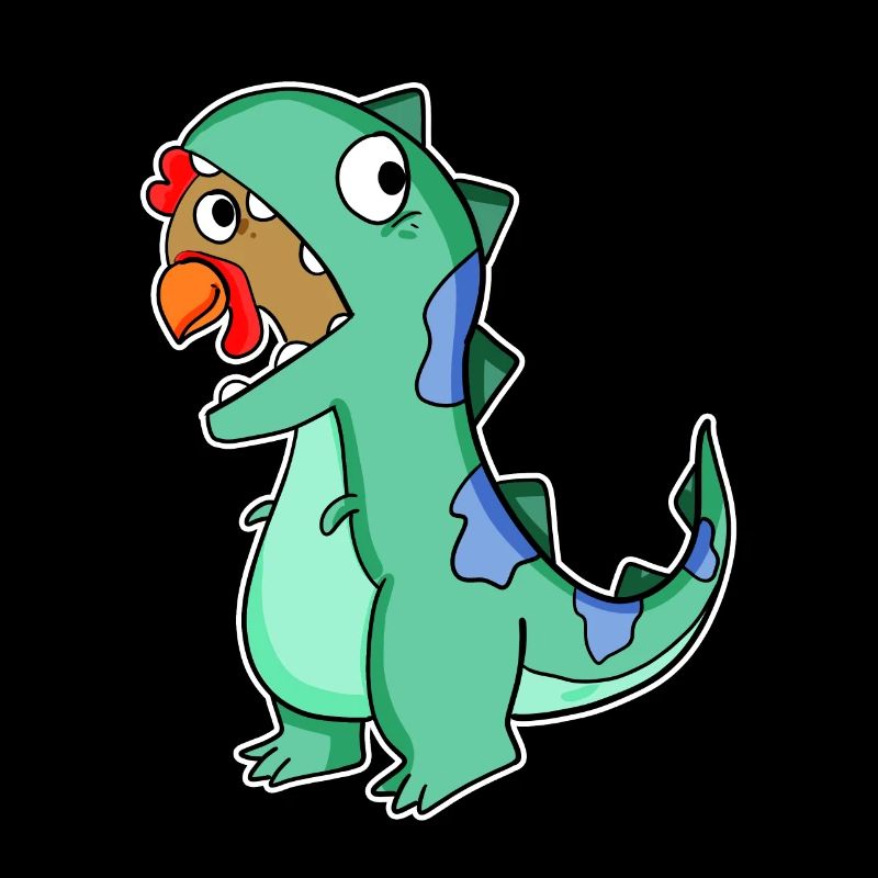 Huhn Dinosaurier Kostüm