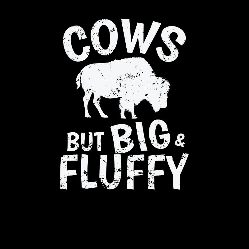 Cows but big & Fluffy Bison Animal