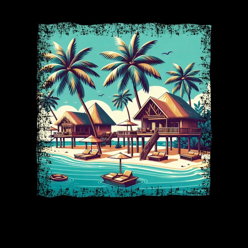 Reethi Beach Maldives Vacances Grunge