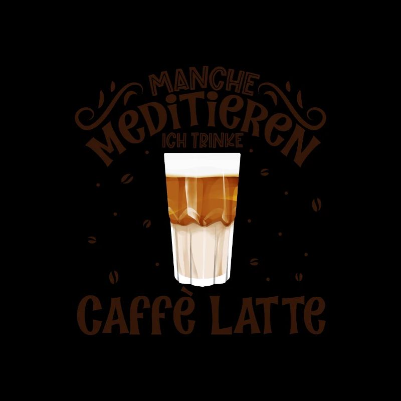 Meditieren und Caffè Latte