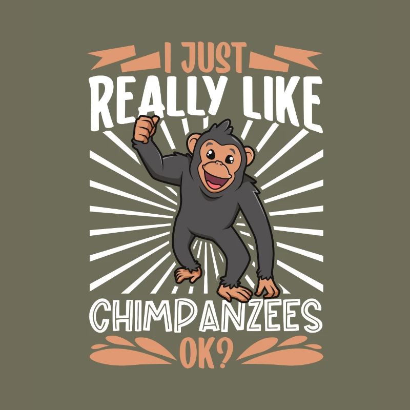 I love chimpanzees - chimpanzee