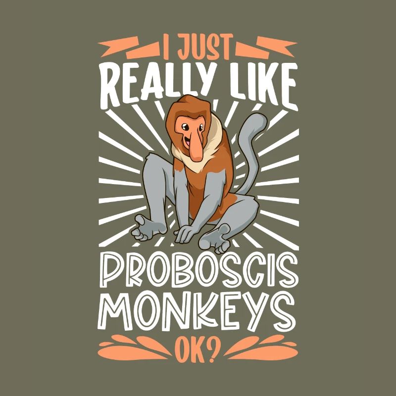 I love proboscis monkeys - proboscis monkey