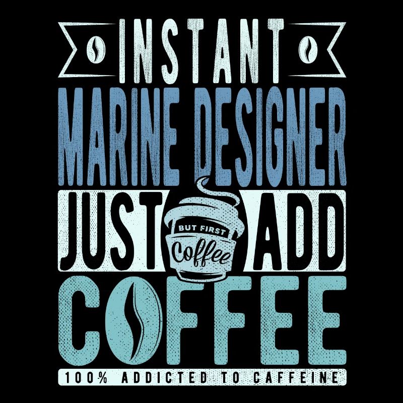Concepteur marin instantané Il suffit d’ajouter du café
