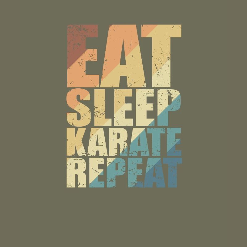 Manger Sommeil Karaté Répéter