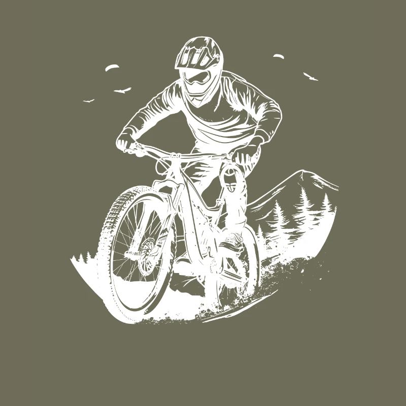 Mountain Biking Sketch