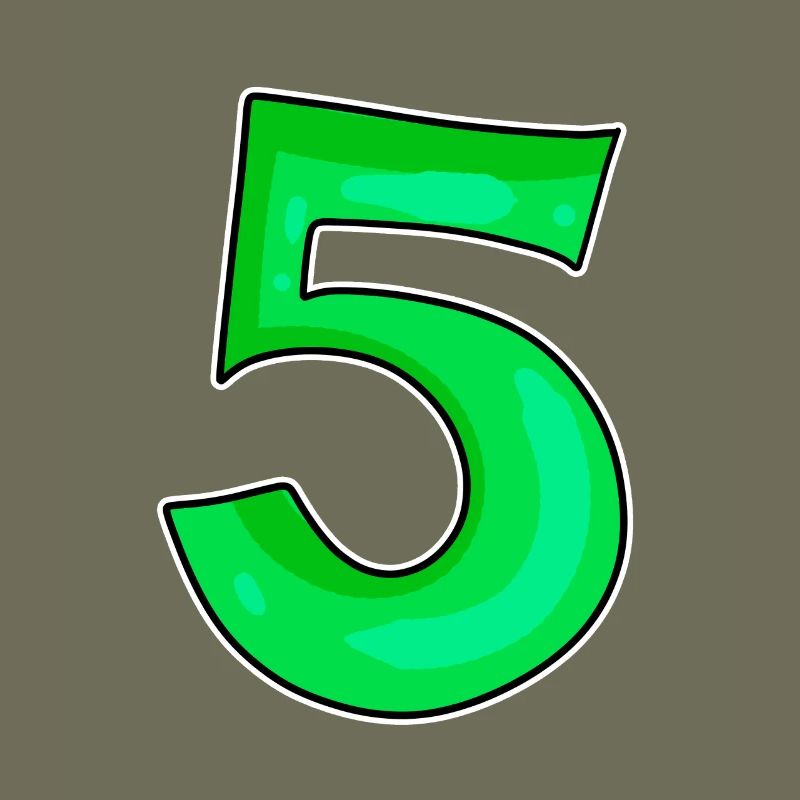 Numéro 5 Numéro Vert