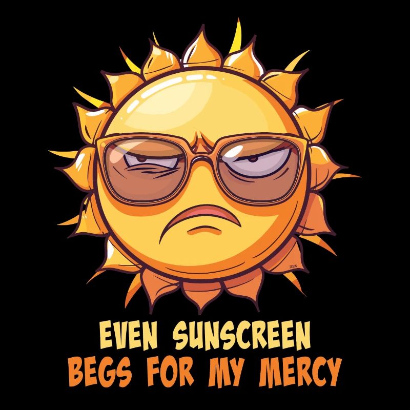 Sun With Sunglasses Powerful Look