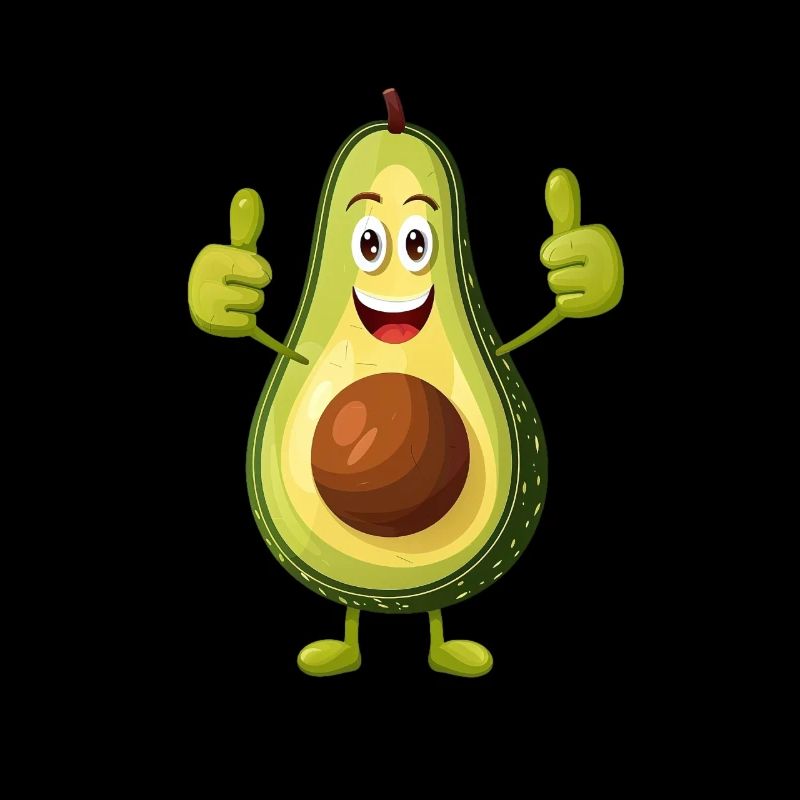 Happy Avocado Thumbs Up
