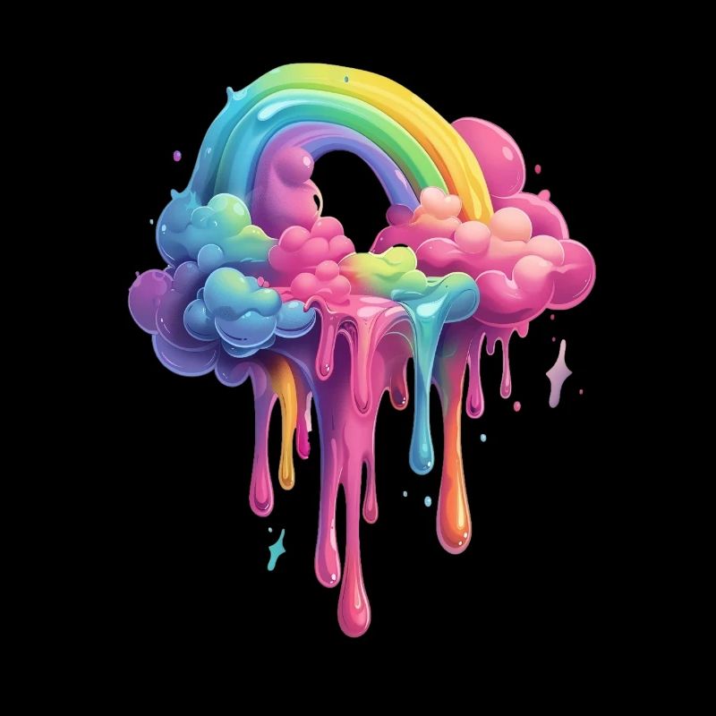 Bunter Schmelzender Regenbogen Zauber