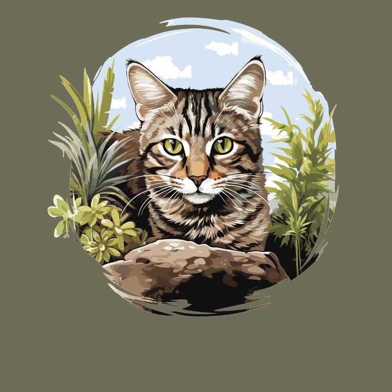 Tabby Kätzchen Tabby Katze