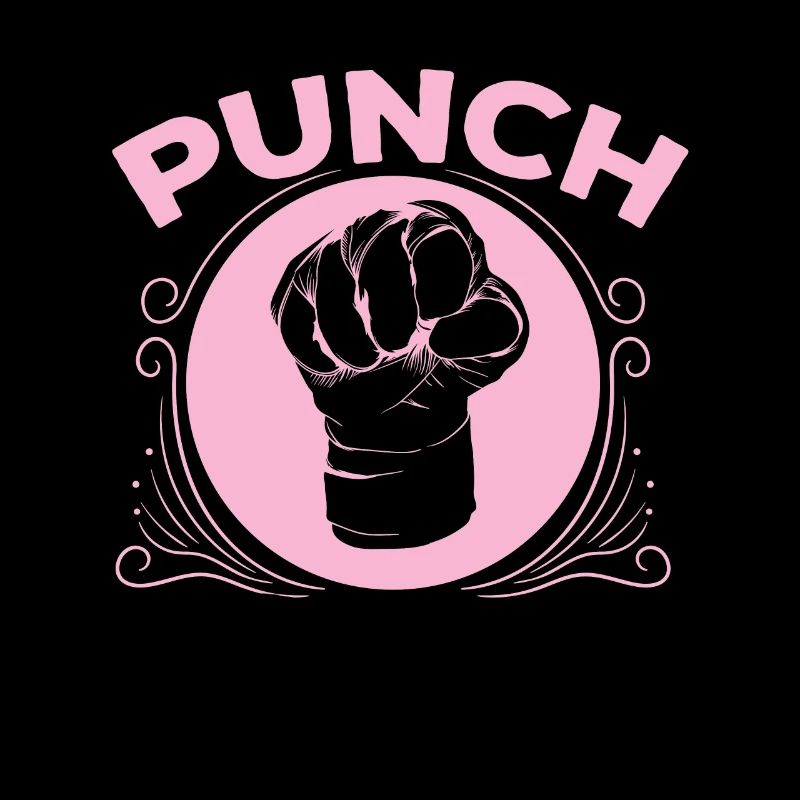 Muay Thai "Punch" pinke Faust