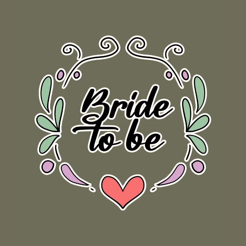 Motif de dicton de mariée