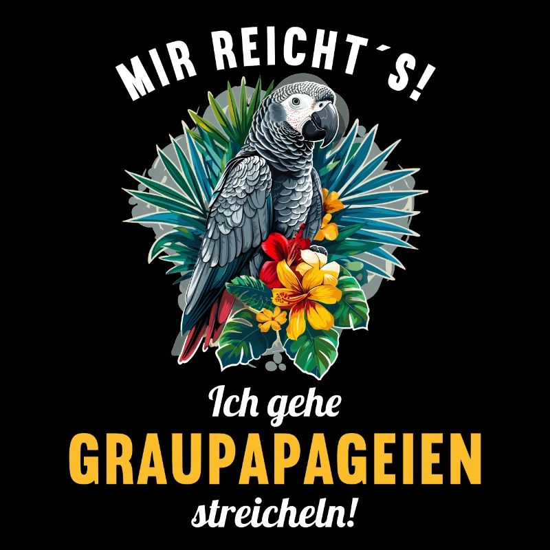 Perroquets gris d’Afrique