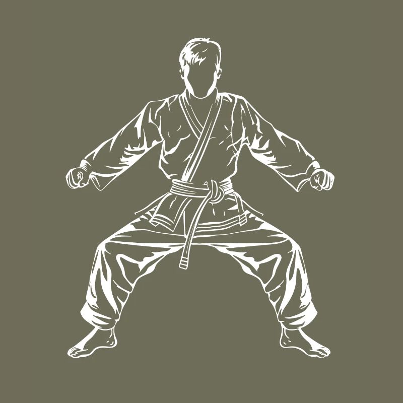 Karate Boy Drawing