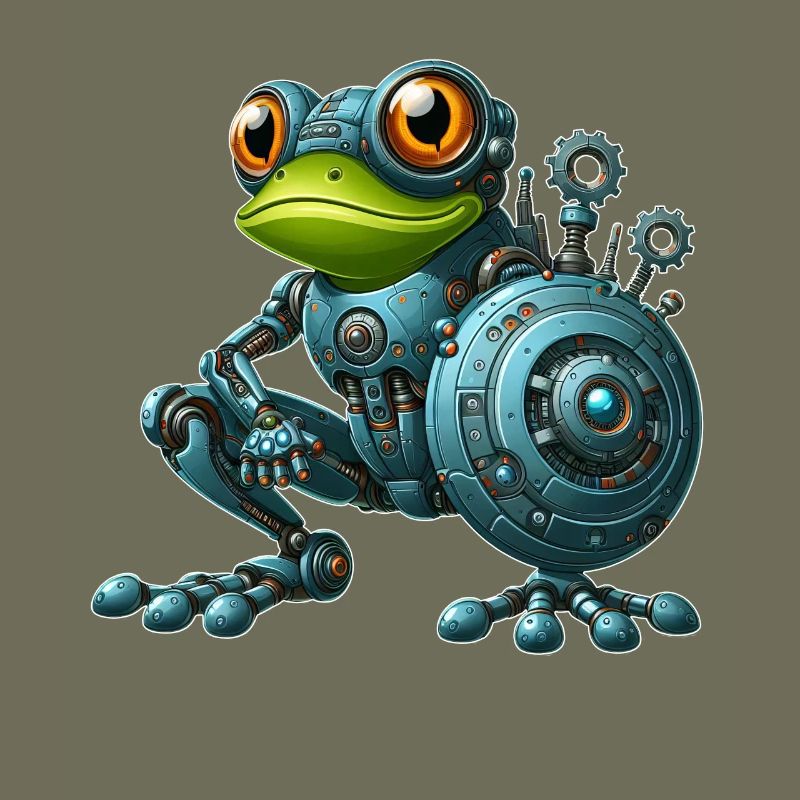Cyborg Frog Toad Toad Robot Mech Design