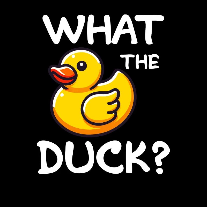 What The Duck Lustiger Gummiente Witz Humor