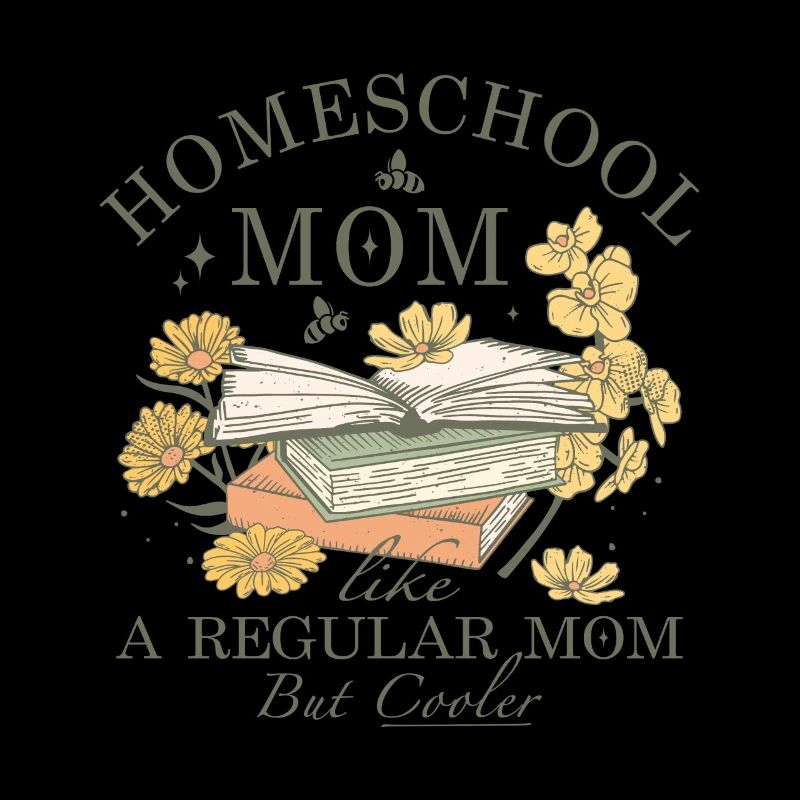 Maman scolarisée à la maison comme une maman normale mais plus cool