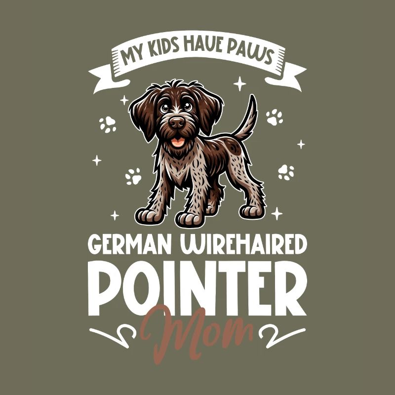 German Wirehaired Mom