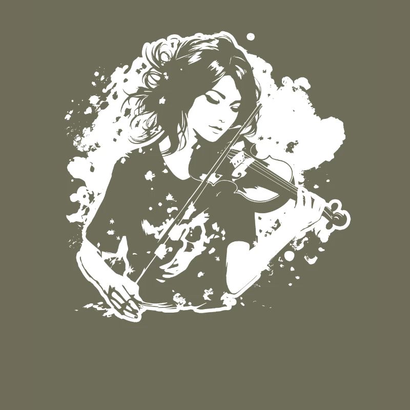 Female violinist
