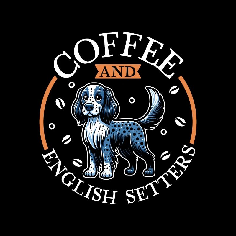Café et Setter Anglais