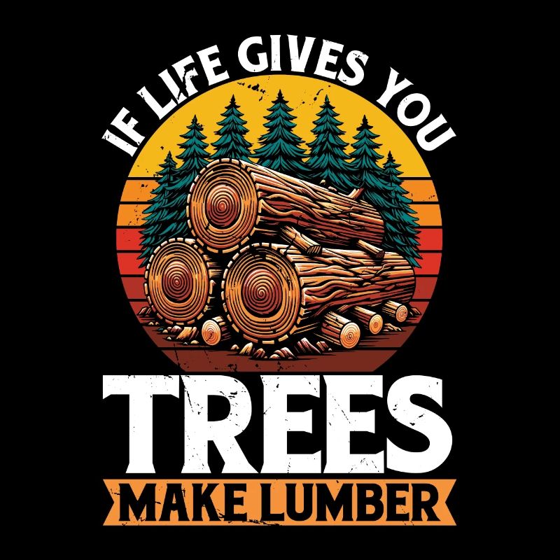 Logging If Life Gives You Trees Arborist Logger