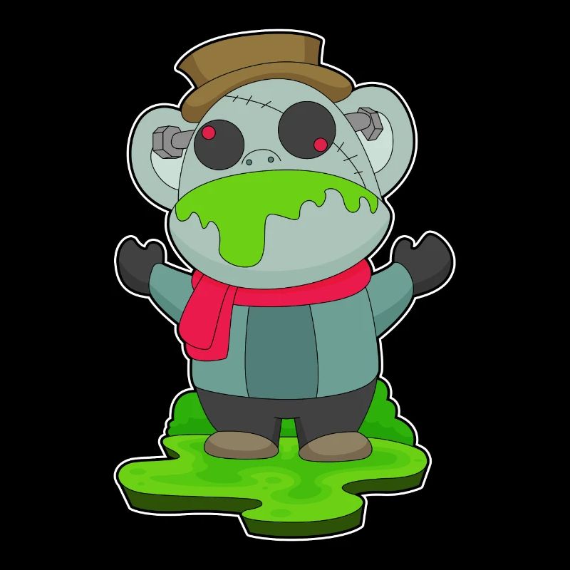 Singe Halloween Zombie