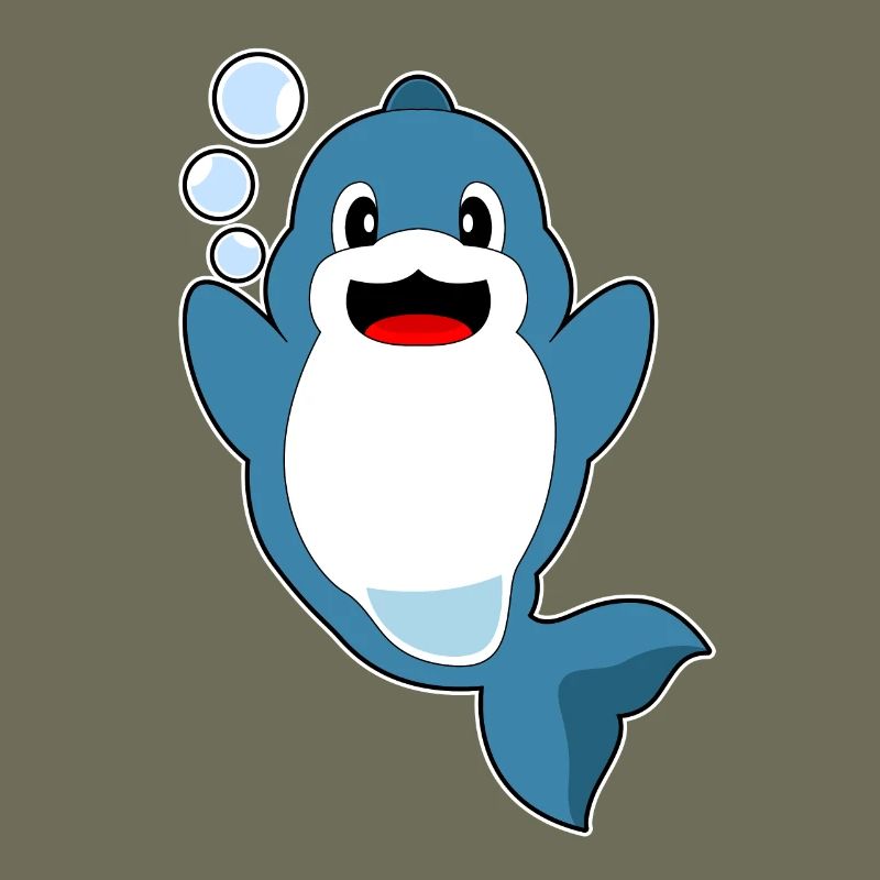 Dolphin Water Bubbles