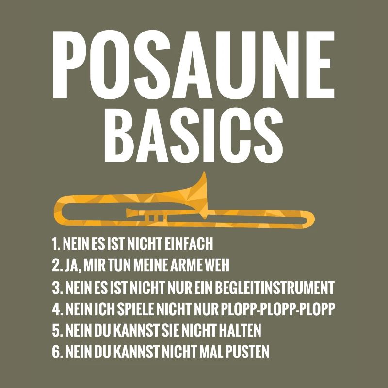 Posaune Basics Regeln Blaskapelle Blasmusik