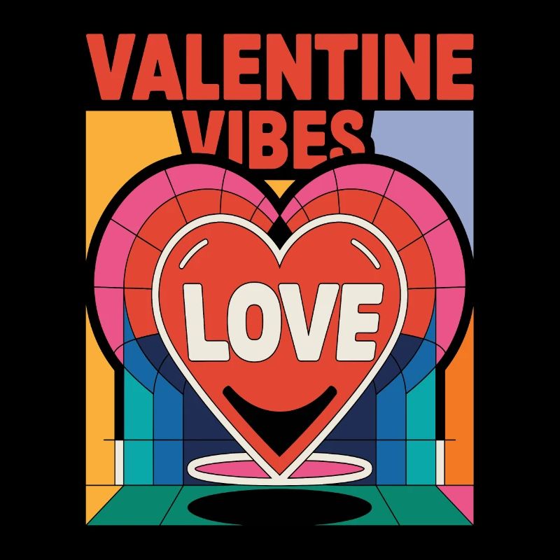 Valentine vibes for lovers on Valentine's Day