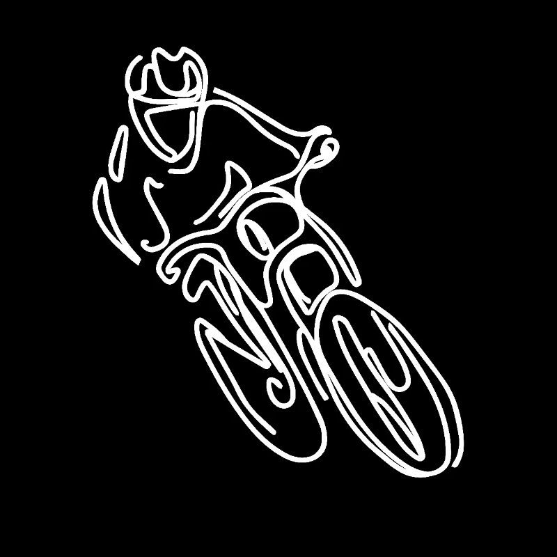Mountain Bike Freeride Drawing