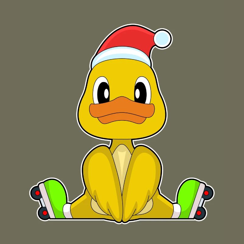 Canard Noël Patins à roues alignées