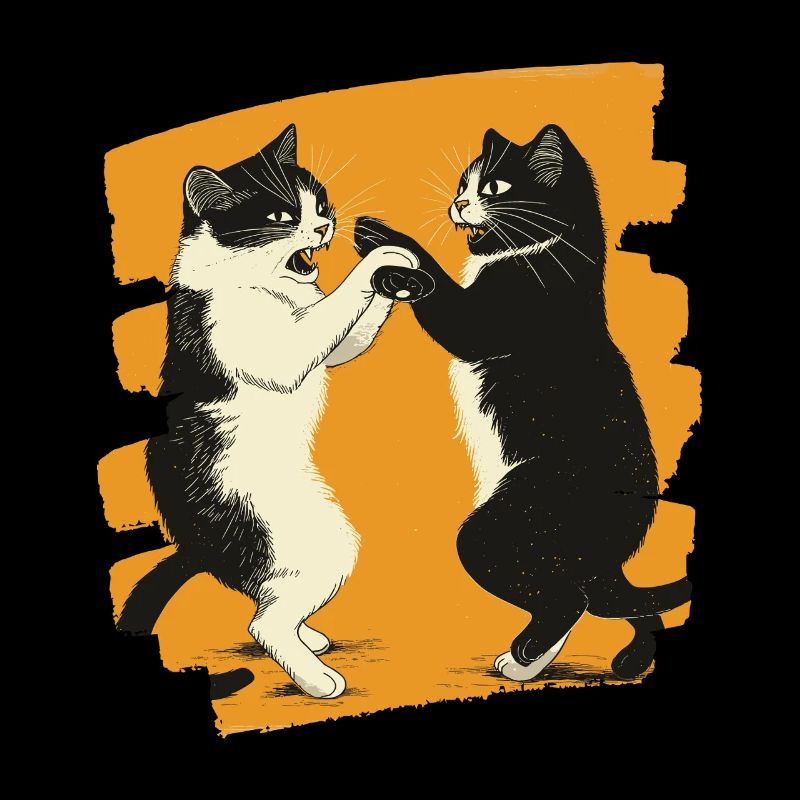 Combat de chats japonais