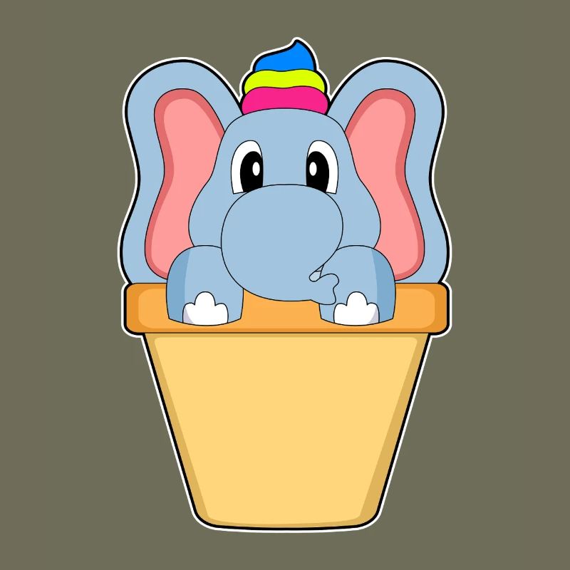 Elefant Waffeleis