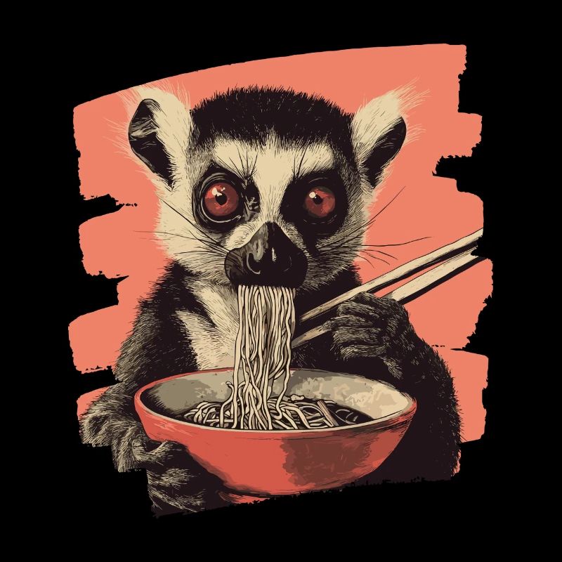 Lemur Ramen Retro