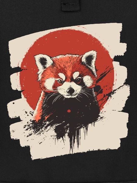 Roter Panda Retro