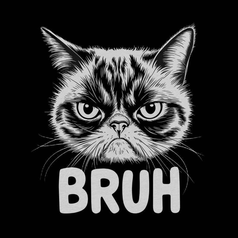 Le chat dit « Bruh »
