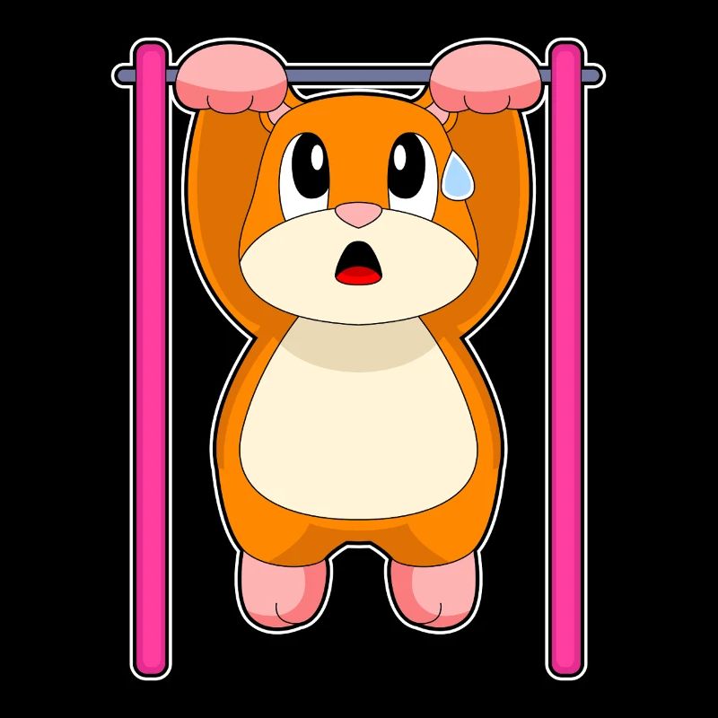 Hamster Bodybuilder Tractions Musculation