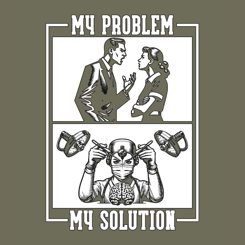 Neurosurgeon My Problem My Solution Pictogram Mom