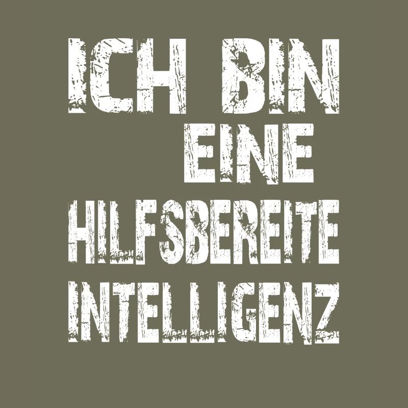 KI Spruch Ich bin eine hilfsbereite Intelligenz