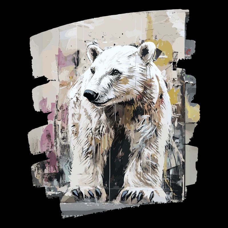 Polar Bear Graffiti Sprayer
