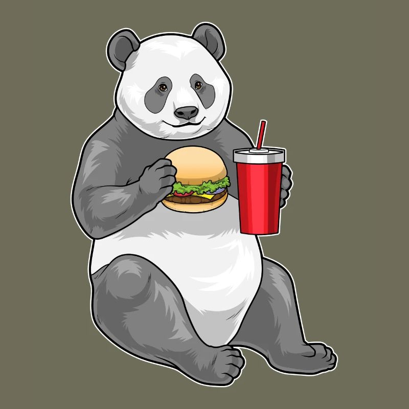 Panda Cheeseburger