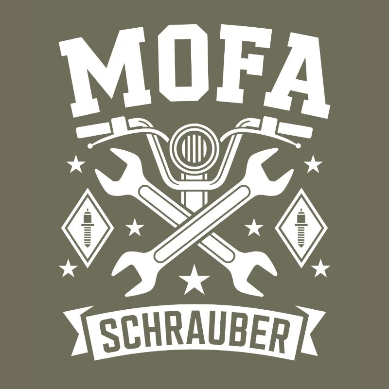 Mofa Schrauber Mechaniker Mofafahrer