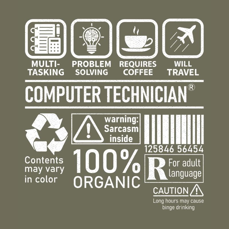 Technicien en informatique multitâche résolution de problèmes