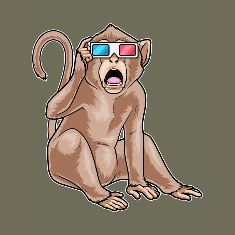 Affe Brille