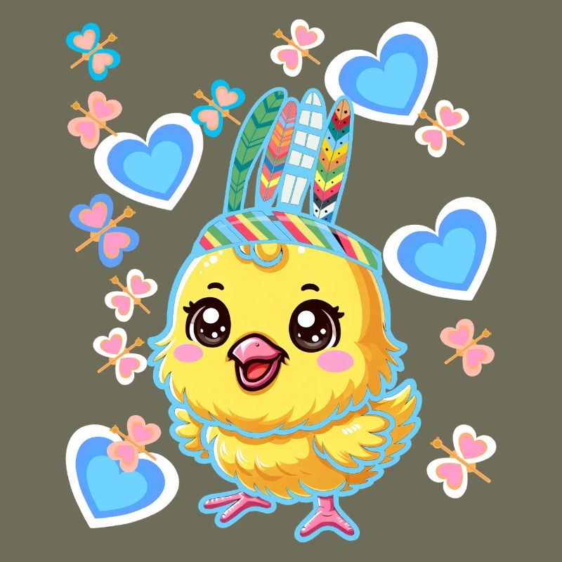 Hippie Hippies Chicken Chickens Chicks Easter
