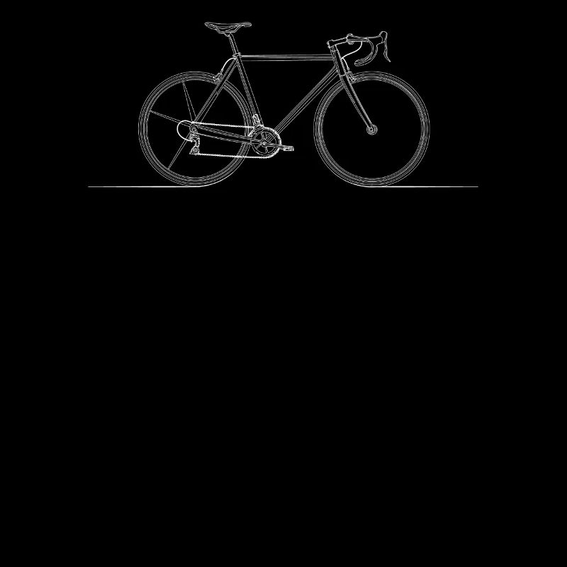 Simple Bicycle Motif Minimalist Aesthetic