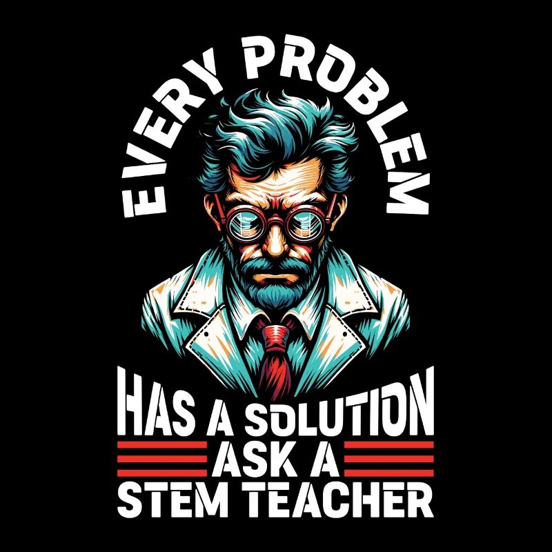 Enseignant STEM Chaque problème a une solution Éducateur