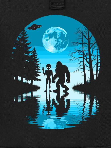 Alien, Bigfoot, UFO