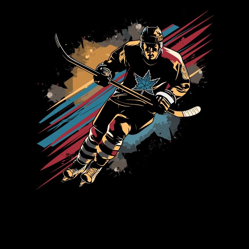 Eishockeyspieler Grafik